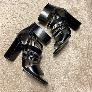 Michael Kors Winston Sandals Open Toe Leather